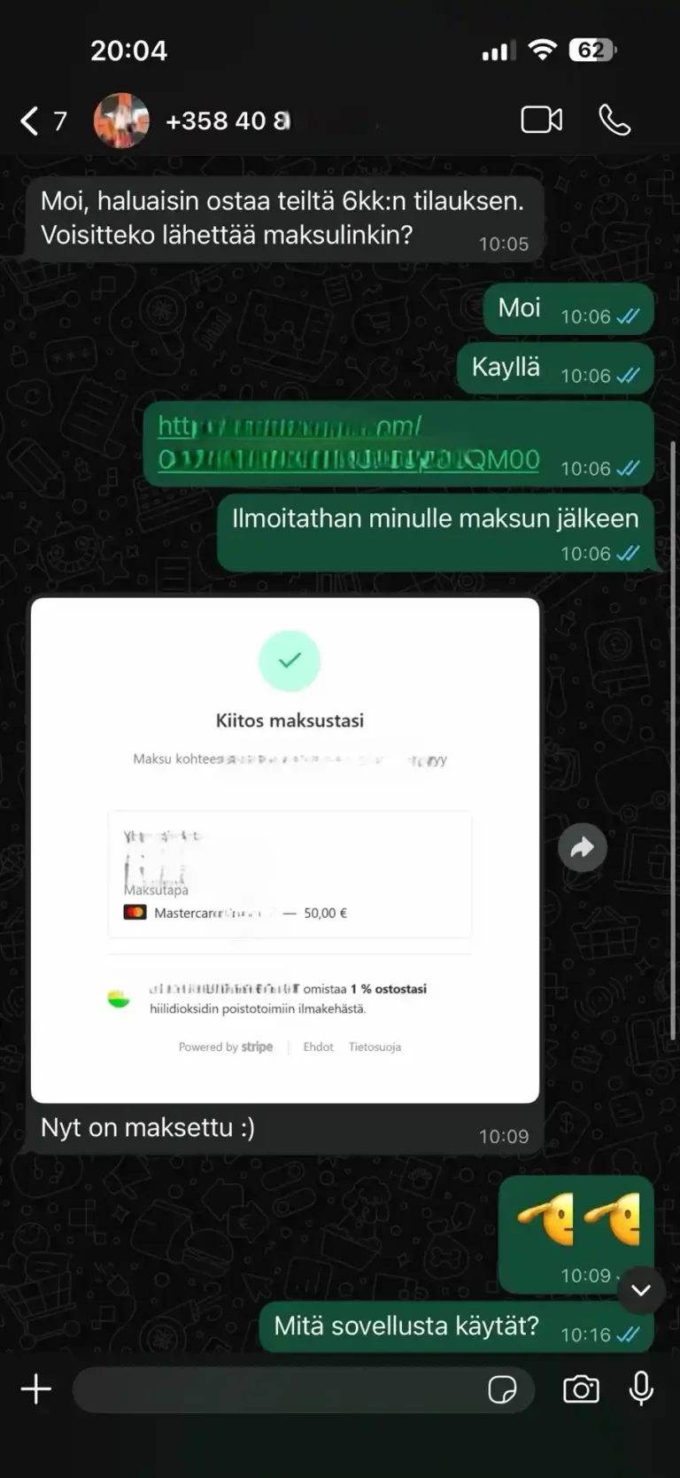 Asiakkaan palaute IPTV Suomi -palvelusta